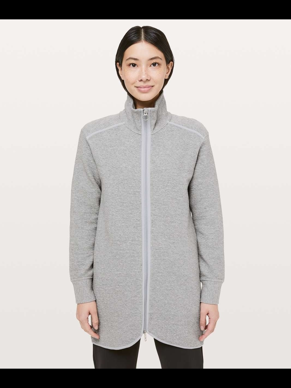 lululemon athletica On Repeat Light Gray Zip-Front Jacket
